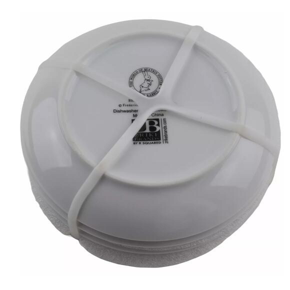 Beatrix Potter Peter Rabbit Assorted Appetizer Plates 6in Set of 4 Easter New - Picture 9 of 9